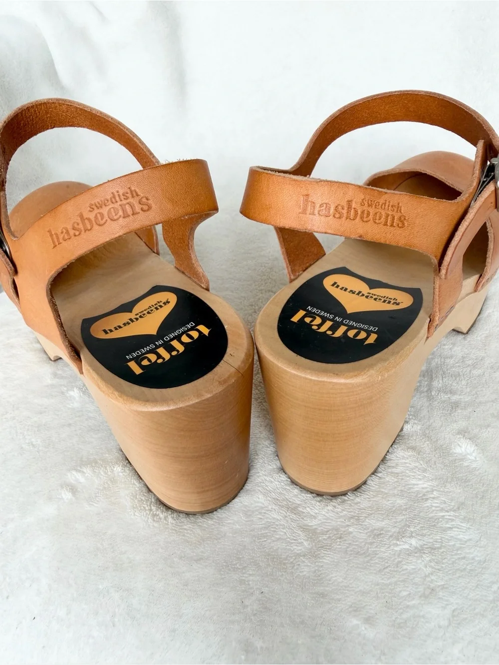 NWOT Swedish Hasbeens Krillan Size 38 US (7.5/8)